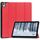 Per Nokia T21 Custer Custodia per tablet in pelle con supporto a 3 pieghe in puro colore (rosso) Per Nokia T21 Custer Custodia per tablet in pelle con supporto a 3 pieghe in puro colore (rosso)