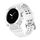 Per Google Pixel Watch Cinturino integrato in tinta unita a tre prove (bianco) Per Google Pixel Watch Cinturino integrato in tinta unita a tre prove (bianco)