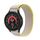 Per Garmin Forerunner 255/745 cinturino in nylon ad anello (beige bianco)