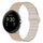 Per Google Pixel Watch Cinturino magnetico in silicone con fibbia inversa (Milk Tea Rock White) Per Google Pixel Watch Cinturino magnetico in silicone con fibbia inversa (Milk Tea Rock White)