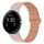 Per cinturino in silicone magnetico con fibbia inversa per orologio Google Pixel (rosa rosa grigio) Per cinturino in silicone magnetico con fibbia inversa per orologio Google Pixel (rosa rosa grigio)