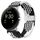 Per Google Pixel Watch cinturino in nylon con fibbia in metallo (nero bianco) Per Google Pixel Watch cinturino in nylon con fibbia in metallo (nero bianco)