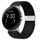 Per Google Pixel Watch cinturino in nylon con fibbia in metallo (nero)