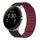 Per Google Pixel Watch Cinturino magnetico in silicone a due sezioni (nero rosso vino) Per Google Pixel Watch Cinturino magnetico in silicone a due sezioni (nero rosso vino)