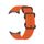 Per Google Pixel Watch Cinturino in nylon con fibbia nera a tre anelli (arancione) Per Google Pixel Watch Cinturino in nylon con fibbia nera a tre anelli (arancione)