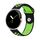 Per Google Pixel Watch Cinturino in silicone con fibbia inversa bicolore (nero verde) Per Google Pixel Watch Cinturino in silicone con fibbia inversa bicolore (nero verde)