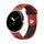 Per Google Pixel Watch Cinturino in silicone con fibbia inversa bicolore (rosso nero) Per Google Pixel Watch Cinturino in silicone con fibbia inversa bicolore (rosso nero)