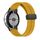 Per Google Pixel Watch Cinturino in silicone con fibbia pieghevole in tinta unita (nero giallo) Per Google Pixel Watch Cinturino in silicone con fibbia pieghevole in tinta unita (nero giallo)