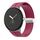 Per Google Pixel Watch Cinturino in silicone con fibbia pieghevole in tinta unita (rosso vino argento) Per Google Pixel Watch Cinturino in silicone con fibbia pieghevole in tinta unita (rosso vino argento)