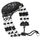 Per Google Pixel Watch Cinturino per orologio mezzo braccialetto di perle (nero) Per Google Pixel Watch Cinturino per orologio mezzo braccialetto di perle (nero)
