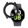 Per Samsung Galaxy Watch5 / Watch4 44mm PC + custodia per orologio impermeabile con pellicola in vetro temperato (nero satinato) Per Samsung Galaxy Watch5 / Watch4 44mm PC + custodia per orologio impermeabile con pellicola in vetro temperato (nero satinato)