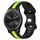 Per cinturino in silicone bicolore con fibbia a farfalla da 20 mm Garmin Vivomove Sport (nero + verde) Per cinturino in silicone bicolore con fibbia a farfalla da 20 mm Garmin Vivomove Sport (nero + verde)