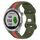 Cinturino per orologio in silicone bicolore con fibbia a farfalla da 20 mm per Garmin Approach S40 (rosso + verde militare) Cinturino per orologio in silicone bicolore con fibbia a farfalla da 20 mm per Garmin Approach S40 (rosso + verde militare)