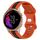 Per cinturino in silicone bicolore con fibbia a farfalla da 20 mm Garmin Venu (arancione + nero) Per cinturino in silicone bicolore con fibbia a farfalla da 20 mm Garmin Venu (arancione + nero)