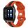 Per Garmin Forerunner Sq2 Cinturino per orologio in silicone bicolore con fibbia a farfalla da 20 mm (arancione + nero) Per Garmin Forerunner Sq2 Cinturino per orologio in silicone bicolore con fibbia a farfalla da 20 mm (arancione + nero)