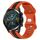 Per Huawei Watch GT2 42mm 20mm Cinturino in silicone bicolore con fibbia a farfalla (arancione + nero) Per Huawei Watch GT2 42mm 20mm Cinturino in silicone bicolore con fibbia a farfalla (arancione + nero)