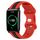 For Honor Watch ES Cinturino in silicone bicolore con fibbia a farfalla da 20 mm (rosso + nero) For Honor Watch ES Cinturino in silicone bicolore con fibbia a farfalla da 20 mm (rosso + nero)