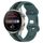 Per Huawei Watch 3 Pro Nuovo cinturino in silicone bicolore con fibbia a farfalla da 20 mm (verde + nero) Per Huawei Watch 3 Pro Nuovo cinturino in silicone bicolore con fibbia a farfalla da 20 mm (verde + nero)