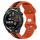 Per Huawei Watch GT Runner 20mm Cinturino in silicone bicolore con fibbia a farfalla (arancione + nero) Per Huawei Watch GT Runner 20mm Cinturino in silicone bicolore con fibbia a farfalla (arancione + nero)