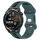 Per Huawei Watch GT Runner 20mm Cinturino in silicone bicolore con fibbia a farfalla (verde + nero) Per Huawei Watch GT Runner 20mm Cinturino in silicone bicolore con fibbia a farfalla (verde + nero)