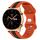Cinturino per orologio in silicone bicolore con fibbia a farfalla da 20 mm per Honor Watch GS 3 (arancione + nero) Cinturino per orologio in silicone bicolore con fibbia a farfalla da 20 mm per Honor Watch GS 3 (arancione + nero)