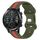Per Honor Magic Watch 2 46mm 20mm Cinturino in silicone bicolore con fibbia a farfalla (rosso + verde militare) Per Honor Magic Watch 2 46mm 20mm Cinturino in silicone bicolore con fibbia a farfalla (rosso + verde militare)