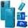 Per Asus Zenfone 9 Custodia in pelle goffrata fiore mandala (blu)