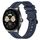 Per Huawei Watch Buds Cinturino in silicone a strisce concave da 22 mm (blu navy) Per Huawei Watch Buds Cinturino in silicone a strisce concave da 22 mm (blu navy)