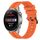 Per Huawei Watch 3 Cinturino in silicone a strisce concave da 22 mm (arancione) Per Huawei Watch 3 Cinturino in silicone a strisce concave da 22 mm (arancione)