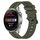 Per Huawei Watch 3 Cinturino in silicone a strisce concave da 22 mm (verde militare) Per Huawei Watch 3 Cinturino in silicone a strisce concave da 22 mm (verde militare)