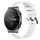 Per cinturino in silicone a strisce concave da 22 mm per Huawei GT2 Pro (bianco) Per cinturino in silicone a strisce concave da 22 mm per Huawei GT2 Pro (bianco)