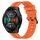 Per Huawei Watch GT 2E Cinturino Slicone a strisce concave da 22 mm (arancione) Per Huawei Watch GT 2E Cinturino Slicone a strisce concave da 22 mm (arancione)