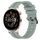 Per Huawei Watch GT3 42mm 20mm cinturino in silicone a strisce concave (verde grigiastro) Per Huawei Watch GT3 42mm 20mm cinturino in silicone a strisce concave (verde grigiastro)