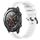 Per Huawei Watch 2 Cinturino Slicone a strisce concave da 20 mm (bianco)