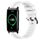 For Honor Watch ES 20mm Cinturino in silicone a strisce concave (bianco)