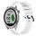 Per Garmin Approach S40 Cinturino in silicone a strisce concave da 20 mm (bianco) Per Garmin Approach S40 Cinturino in silicone a strisce concave da 20 mm (bianco)