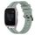 Per Garmin Venu SQ cinturino in silicone a strisce concave da 20 mm (verde grigiastro) Per Garmin Venu SQ cinturino in silicone a strisce concave da 20 mm (verde grigiastro)