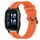Per Garmin Forerunner Sq2 Cinturino in silicone a strisce concave da 20 mm (arancione) Per Garmin Forerunner Sq2 Cinturino in silicone a strisce concave da 20 mm (arancione)