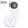 Per Mi/Yi Smart Home Security Camera 2 pezzi Supporto da parete girevole a 360 gradi Per Mi/Yi Smart Home Security Camera 2 pezzi Supporto da parete girevole a 360 gradi
