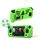 Per Steam Deck V V4-1 Pocket Console Custodia protettiva antiscivolo in silicone con funzione di supporto (verde) Per Steam Deck V V4-1 Pocket Console Custodia protettiva antiscivolo in silicone con funzione di supporto (verde)