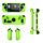 Per Steam Deck V3 Custodia protettiva in silicone antiscivolo per console tascabili (verde) Per Steam Deck V3 Custodia protettiva in silicone antiscivolo per console tascabili (verde)