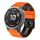 Per cinturino in silicone bicolore Garmin Fenix 7X / 6X / 5X 26mm (arancione nero) Per cinturino in silicone bicolore Garmin Fenix 7X / 6X / 5X 26mm (arancione nero)
