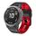 Per cinturino in silicone bicolore Garmin Fenix 7X / 6X / 5X 26mm (nero rosso) Per cinturino in silicone bicolore Garmin Fenix 7X / 6X / 5X 26mm (nero rosso)