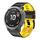 Per cinturino in silicone bicolore Garmin Fenix 7X / 6X / 5X 26mm (nero giallo) Per cinturino in silicone bicolore Garmin Fenix 7X / 6X / 5X 26mm (nero giallo)