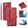 Per Samsung Galaxy S23 5G Zipper Card Slot Buckle Wallet Custodia in pelle per telefono (rosso) Per Samsung Galaxy S23 5G Zipper Card Slot Buckle Wallet Custodia in pelle per telefono (rosso)