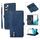 Per Samsung Galaxy S23+ 5G Custodia per cellulare in pelle con cerniera per slot per carte di credito (blu) Per Samsung Galaxy S23+ 5G Custodia per cellulare in pelle con cerniera per slot per carte di credito (blu)