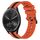 Per cinturino in silicone bicolore verticale da 20 mm Garmin Vivomove Sport (arancione + nero) Per cinturino in silicone bicolore verticale da 20 mm Garmin Vivomove Sport (arancione + nero)