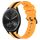 Per cinturino in silicone bicolore verticale da 20 mm Garmin Vivomove Sport (giallo + nero) Per cinturino in silicone bicolore verticale da 20 mm Garmin Vivomove Sport (giallo + nero)