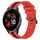 Per cinturino in silicone bicolore verticale da 20 mm Garmin Venu 2 Plus (rosso + nero) Per cinturino in silicone bicolore verticale da 20 mm Garmin Venu 2 Plus (rosso + nero)