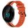 Per Garmin Forerunner 55 Cinturino in silicone bicolore verticale da 20 mm (arancione + nero) Per Garmin Forerunner 55 Cinturino in silicone bicolore verticale da 20 mm (arancione + nero)